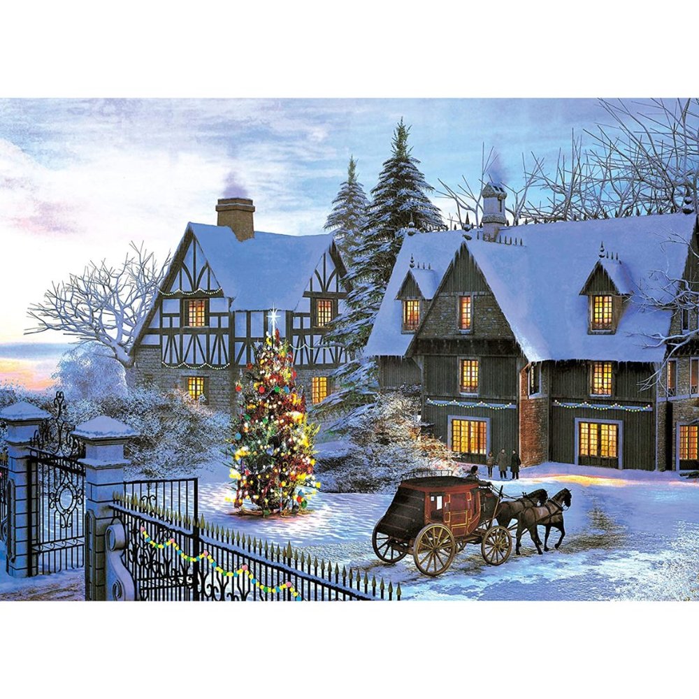 Winter House Jigsaw Puzzle